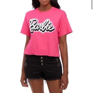 Barbie Short Sleeve Cropped Graphic T-Shirt (new w/o tags)